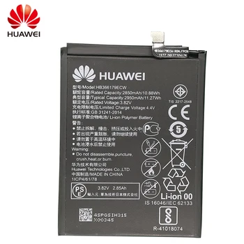 Hua Wei Nomaiņa Tālruņa Akumulatora HB366179ECW par Huawei Nova 2 caz pirms-AL10 caz pirms-TL00 2950mAh