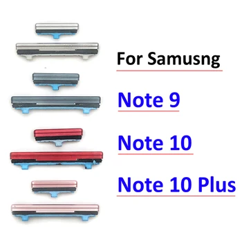 Jauns Pusē Power Pogas Taustiņu + Skaļuma Pogu Samsung Galaxy Note 9 10 Plus Rezerves Daļas, Mobilo telefonu aksesuāri