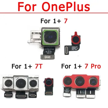 Oriģinālās Aizmugures Priekšējo Kameru OnePlus 7 Pro Viens Plus 7T Selfie Frontālās Muguru Aiz Kameras Modulis Remonts Rezerves Daļas