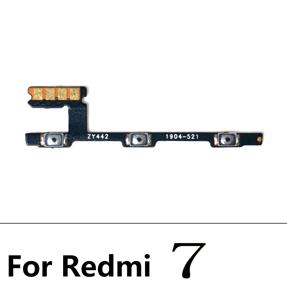 Apjoms Barošanas Slēdzi Uz Off Sānu Taustiņš Taustiņš Flex Kabelis Xiaomi Redmi 7 9 4.A 5.A 6/6A 7A 8/8A 9A Redmi 5 Plus 4 Pro K30