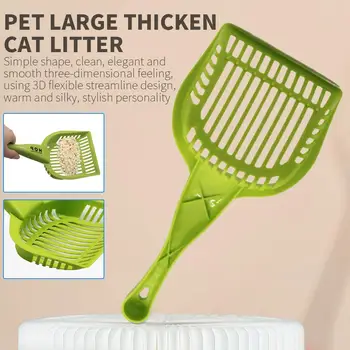 Metiens Liekšķere Plastmasas Kaķis, Suns Pet Piegādēm Mācību Kaķu Pakaiši Scoop Ērti Zaļo Tīrīšanas Līdzeklis Sanitāro Noderīgu Kucēns Atkritumu