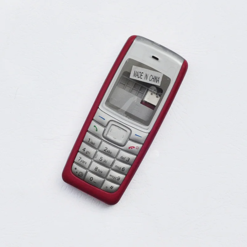 Par Nokia 1110 Jaunu Plastmasas Pilnu Korpusa Vāku Gadījumā Mājokļu Akumulatora Vāciņu