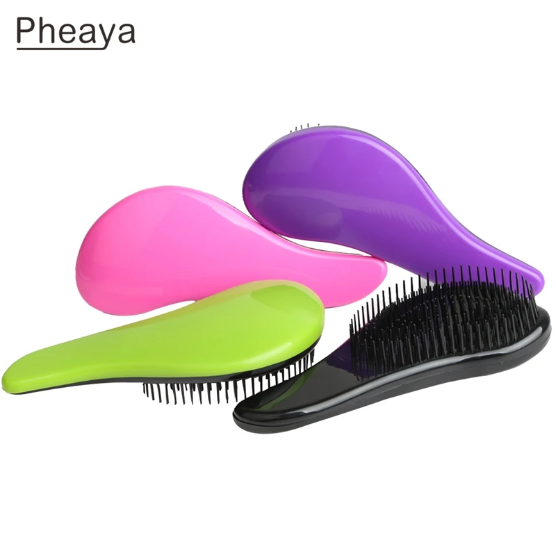 Pheaya Hairbrush Sieviešu TT Matu Ķemmes, Masāža, Anti-static Detangler Bērnu Matu Suku Dizains Rīks, Frizētava Piederumi