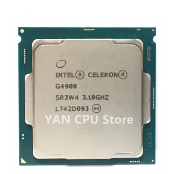 Feer kuģniecības Intel Celeron G4900 3.1 GHz 2M Cache Dual-Core CPU Procesors SR3W4 LGA 1151 Renes pārbaudīta strādā