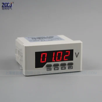 True RMS digital AC voltmetrs ar 4-20 ma 0-10V nosūta izejas maiņsprieguma raidītājs ar displeju skaits