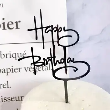Happy Birthday Cake Toppers Radošumu Dzimšanas Dienas Torte Dekors Dzimšanas Dienas, Bērnu Puses Cepamais