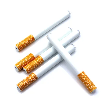 10 Gabali/daudz 78mm Dzirnaviņas Alumīnija Caurules Cigarešu Formas Dizaina Smēķēšanas Cauruļu Piederumi Reālā Cigarešu Dūmu Turētāji, Vairumtirdzniecība