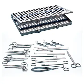 20 gabalus vācu Suņu Spay Pack komplekts komplekts Sterilizēšana procedūru, ķirurģija, ķirurģijas instrumenti, instrumenti, dzīvnieku veterināro pet clinic komplekts