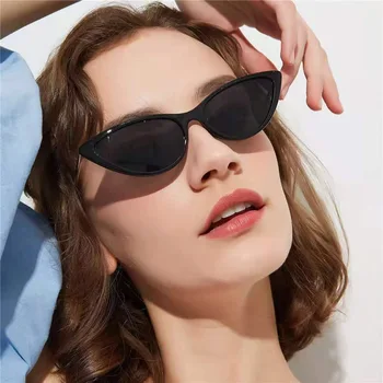 Modes Cat Eye Saulesbrilles Sieviešu Zīmola Dizainere 2021. Gada Tautas Mazo Sexy Vintage Saules Brilles Sievietēm lunette de soleil femme