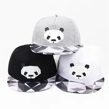 Kokvilnas Panda Dzīvnieku Gumijas Beisbola cepure Hip-hop Klp Regulējams Snapback Cepures Vīriešiem un Sievietēm 330