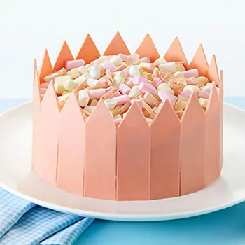 1PC Cukura Amatniecības Virtuves Sīkrīkus Kūka Dekori Rīki Cepšanas Piederumi Dzimšanas dienas Kūka Robežu Trafaretu Kūka Pelējuma Pomādes Pelējuma