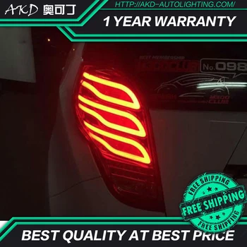 AKD Car Styling par Chevrolet Spark, Aizmugurējie Lukturi 2012-2017 Jaunu Dzirksteli, LED Aizmugurējie Lukturi DRL Bremžu Signāls Reverse auto Piederumi