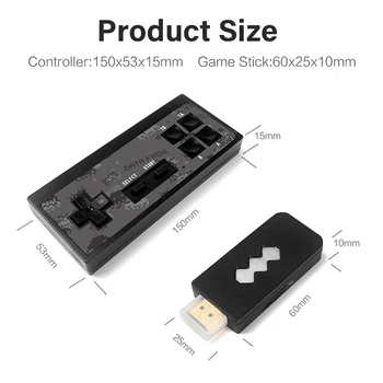 Video Spēļu Konsole Spēles, Bezvadu Kontrolieris, iebūvēta 568 Y2-HD HDMI-saderīgam Classic Komplektu nepievelk putekļus Portatīvo Uzskaites Dekori