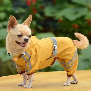 Kucēns Pet Suns Atdzist Lietusmētelis Mirdzēt Bārs Hoody Ūdensizturīgs Lietus Jauki Žaketes Mētelis Apģērbi Apģērbu HEE889