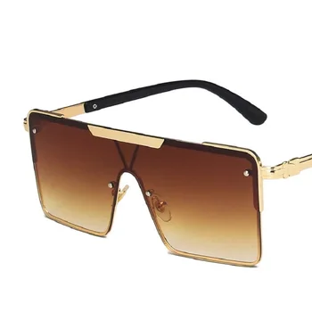 Fashion Square Saulesbrilles Sieviešu Lielgabarīta Brilles Ir 2021. Toņos Vīriešiem Vintage Retro Saule Stikla Lunette Oculos De Sol Aizsargbrilles