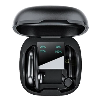 MD03 Bezvadu Bluetooth Sporta Austiņas TWS 9D Trokšņu Slāpēšanas Ūdensdrošs LED Displejs ar Mikrofonu Stereo Auss Āķis Austiņas