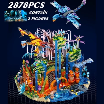 Jaunu 2878PCS Disney Avatar Izgaismotas Pasaules Pandora Space Star Wars Celtniecības Bloki, Ķieģeļi, Rotaļlietas Bērniem, Pieaugušo Bērnu Dāvanu
