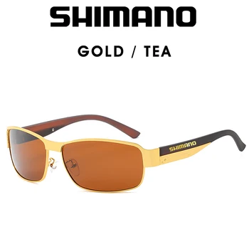 Ir 2021. Jaunu Shimano Zvejas Briļļu HD Polarizētās UV 400 Vīriešu Zvejas Saulesbrilles Jaunu Vīriešu Atdzist Braukšanas Saules Brilles Zvejas Brilles