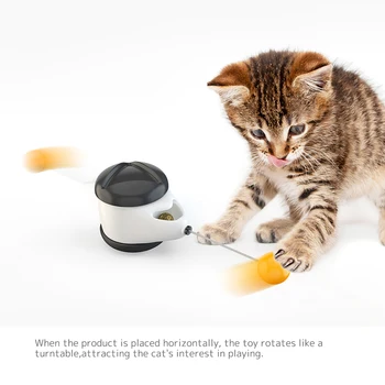 Interaktīvās Pet Suns, Kaķis Rotaļlietas Akrobāts Ar Catnip Teasing Zizli Bumbu Rotējošiem Riteņiem Kaķiem, Suņiem Izklaides IQ Uzlabošana