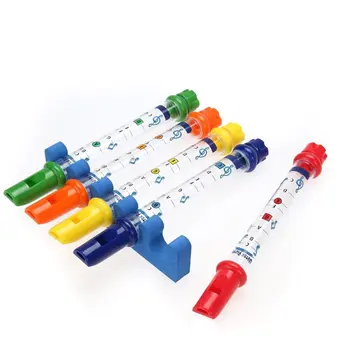 5gab/set ūdens flauta rotaļlietas bērniem krāsains ūdens flauta vanna harmonikas rotaļlietas jautras mūzikas baby vannas vannas rotaļlietas
