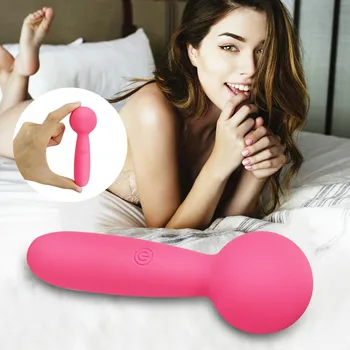 G-spot Burvju Nūjiņu Vibrators Seksa Rotaļlietas Sievietēm Klitora Stimulators Mini Vibrators pieaugušo, Sieviešu, 10 ātrumiem AV Vibrējošais Stick