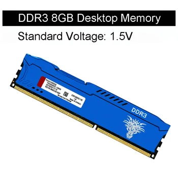 YONGXINSHENG Ram DDR3 4GB 8GB 2GB 1333 uz 1600 1866MHz memoria Darbvirsmas Atmiņas 240pin 1,5 V Jauno dimm