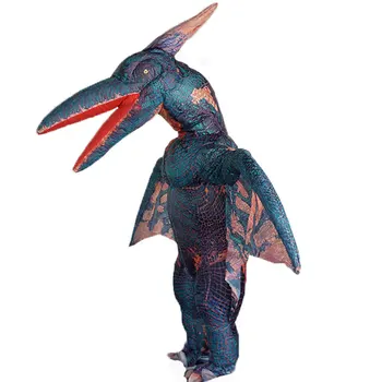 JYZCOS Piepūšamās Pterodaktils Dinozaura Kostīms Pieaugušo Izmēru (Unisex Uzspridzināt Halloween Masku