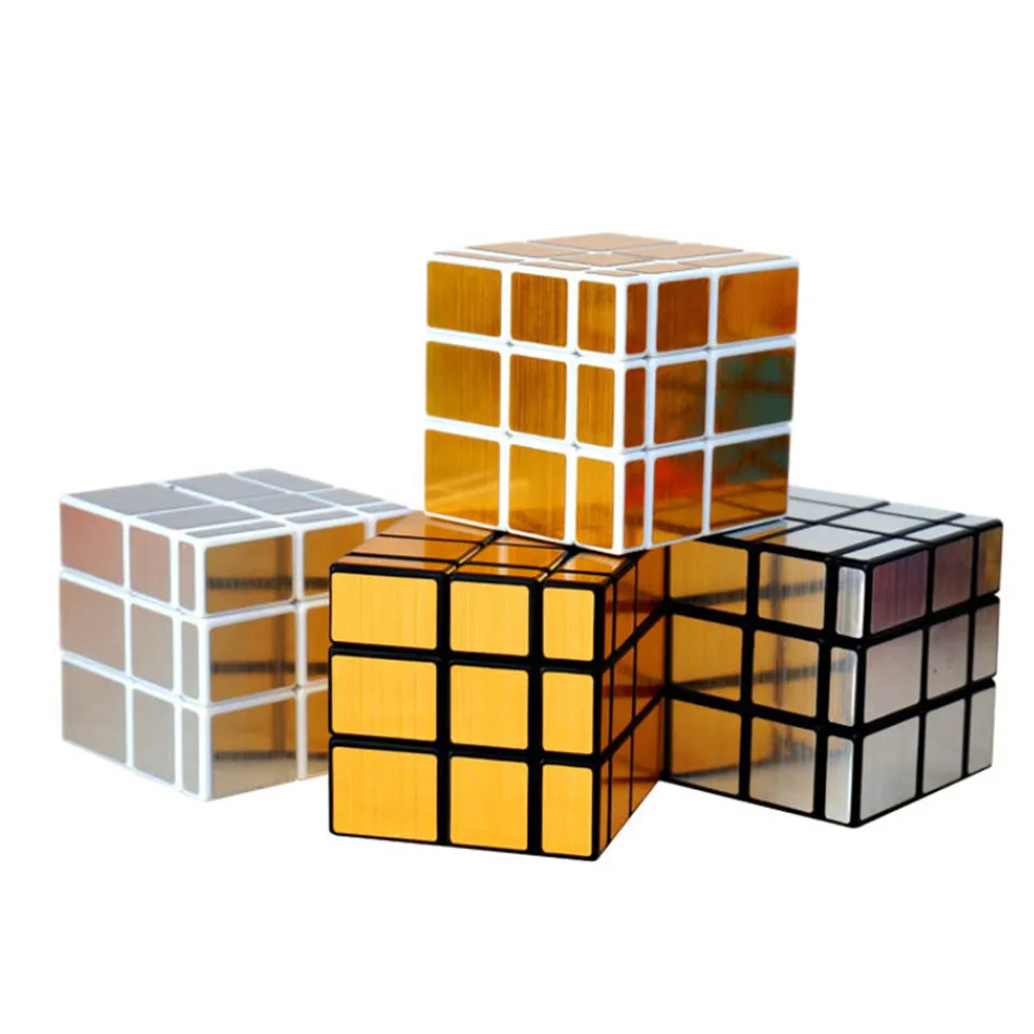 ShengShou Spogulis Magic Cube profesionālās 3x3x3 cubo magico Puzzle Ātrumu, Klasiskās rotaļlietas