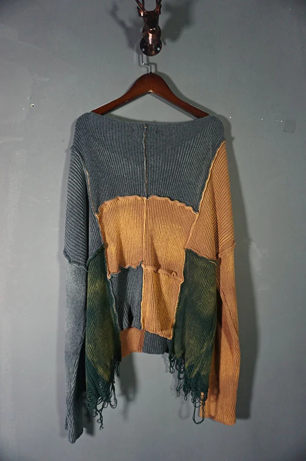 LYUZHE Vintage Raibs Sieviešu Džemperis Ir 2021. Rudens V-veida Kakla Sieviešu Džemperis Adītas Izšūšanas Krāsu Īss Trikotāžas Plus Lieluma QDY302