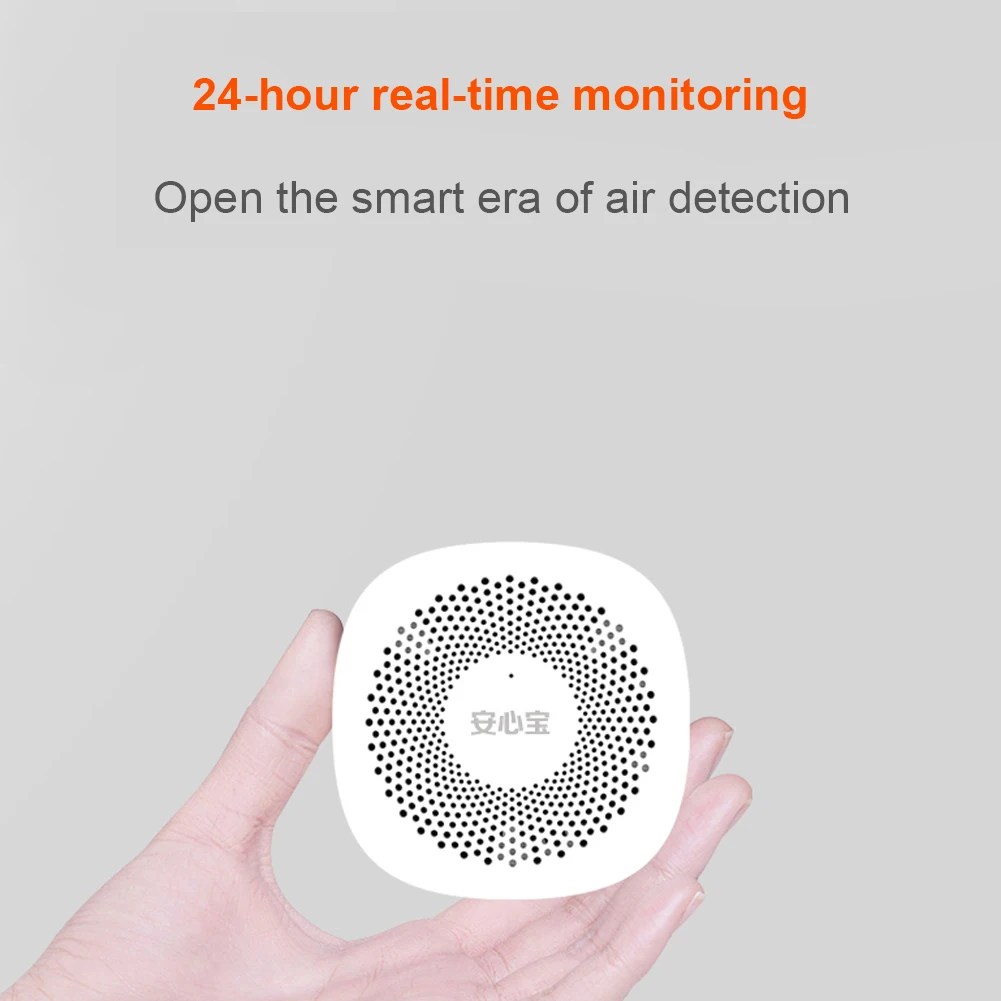 Gaisa Kvalitātes Monitors, Digitālā Formaldehīda Detektoru Bluetooth Iekštelpu Gaisa Testeri TVOC CO2 Mērītāju Mājas Siltumnīcefekta Birojs