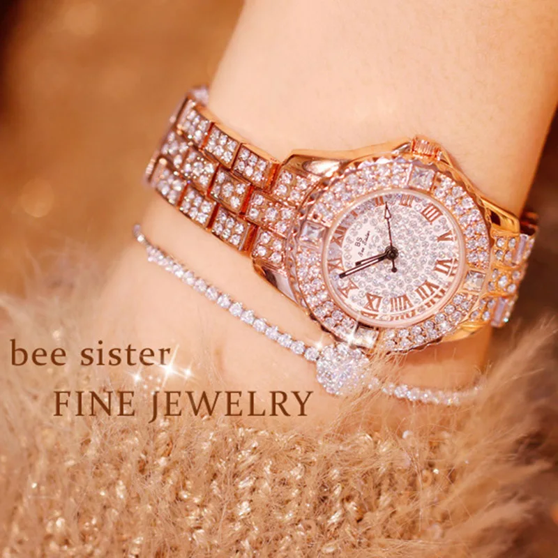 Pasūtīt Montre homme sieviešu pulksteņi dimanta slavenā top zīmolu elegants kleita kvarca pulksteņi dāmas luksusa rokas pulkstenis relogios femininos Pulksteņi < Sebris.lv