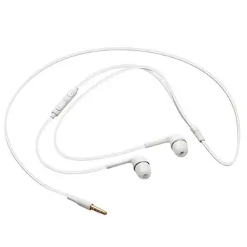 In-Ear Austiņas Austiņu Kontroli Ar Mic Mobilā Tālruņa Vadu In-Ear Austiņas Auriculares Samsung Black/white Austiņas