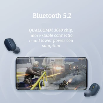 Xiaomi Redmi Airdots 3 Bluetooth 5.2 HD aptX Adaptīvā Mi Taisnība Wiressless Earbuds Airdots3 Sporta Austiņas Ar Mic Ūdensizturīgs